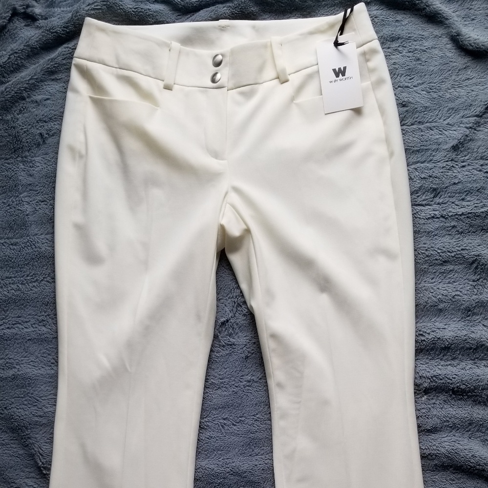 Ivory dress pants